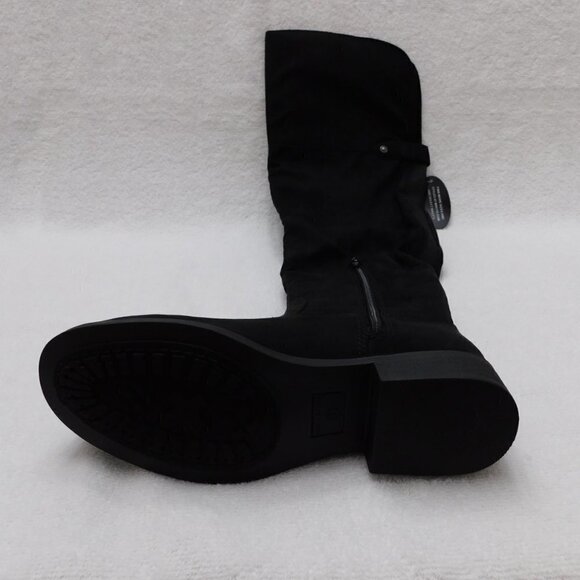 𝅺w568 Sun + Stone Black Women's Allicce Micro Fiber Over-The-Knee Boots - Picture 3 of 3